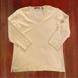 525 AMERICA Women’s V Neck 3/4 Sleeve Sweater